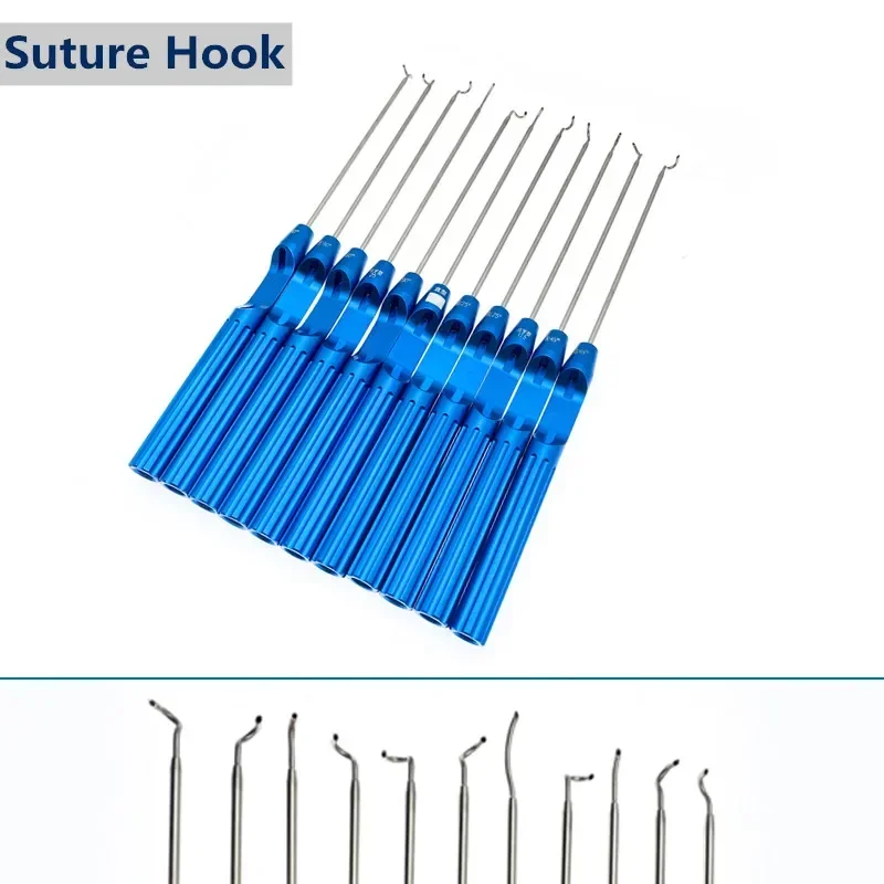 Orthopedic Suture Hook for rotator cuff joint ligament Reconstruction repair arthroscopy line Wire pass instrument orthopedic suture hook