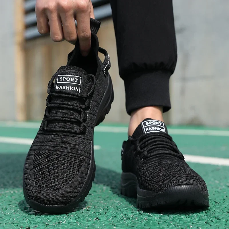 Fashion Men's Outdoor Trainers Sneakers Breathable Mesh Non Slip Hiking Expeditions Shoes New Street Fitness Walks Running Shoes