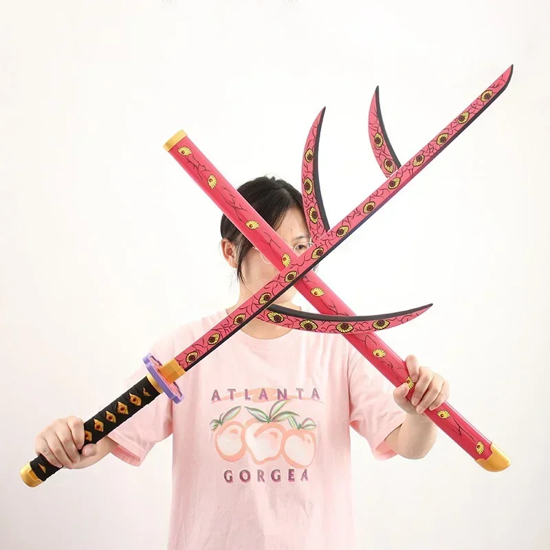 Demon Slayer Shinobu Katana Kimetsu No Yaiba Tanjirou Cosplay Prop Ninja Knife Real Japanese Samurai Sword Kid Toy Gift japanese katana cold weapon toy sword toy weapon toy 72/104cm