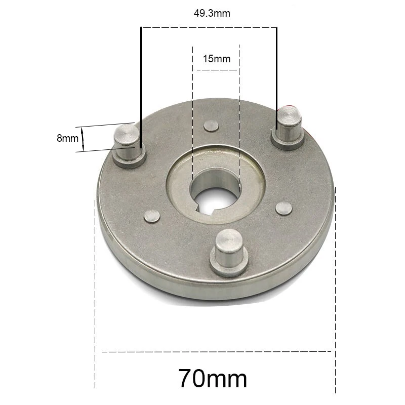 Embreagem de engrenagem do motor para veículo elétrico, motor bafang, bicicleta elétrica, E-Bike, peças Ebike, saída direita, 70mm