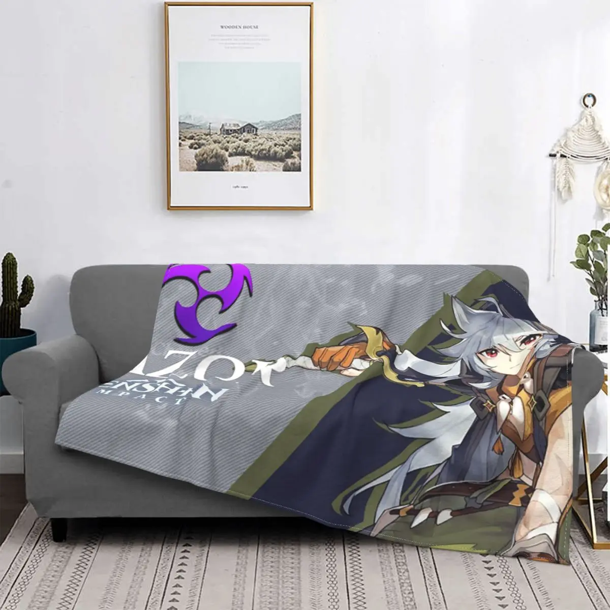 Genshin Impact Characters Razor Genshin Impact Blankets Genshin