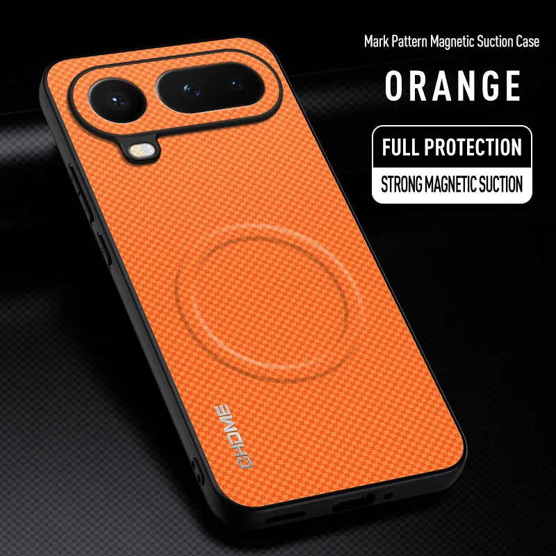 Magnetic Car Mount Anti-Drop Protective Back Case with Soft Edge