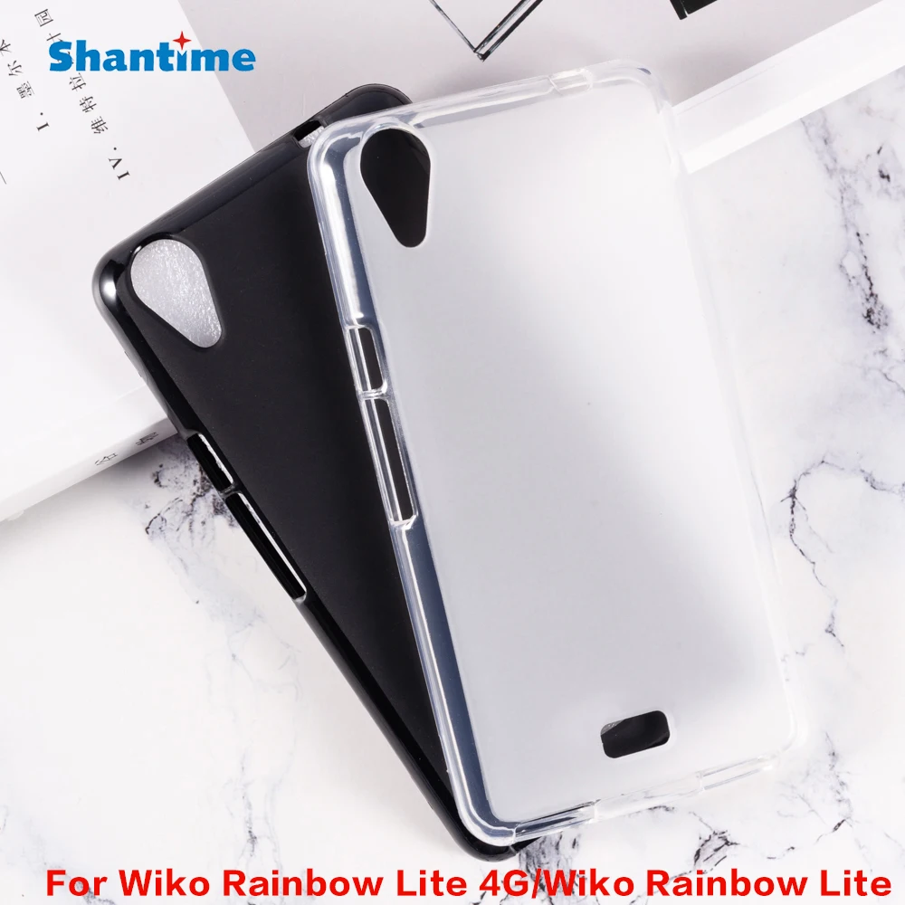 Per Wiko Rainbow Lite 4G Gel Budino Custodia Protettiva Per Telefono In Silicone Per Wiko Rainbow Lite Custodia Morbida In Tpu