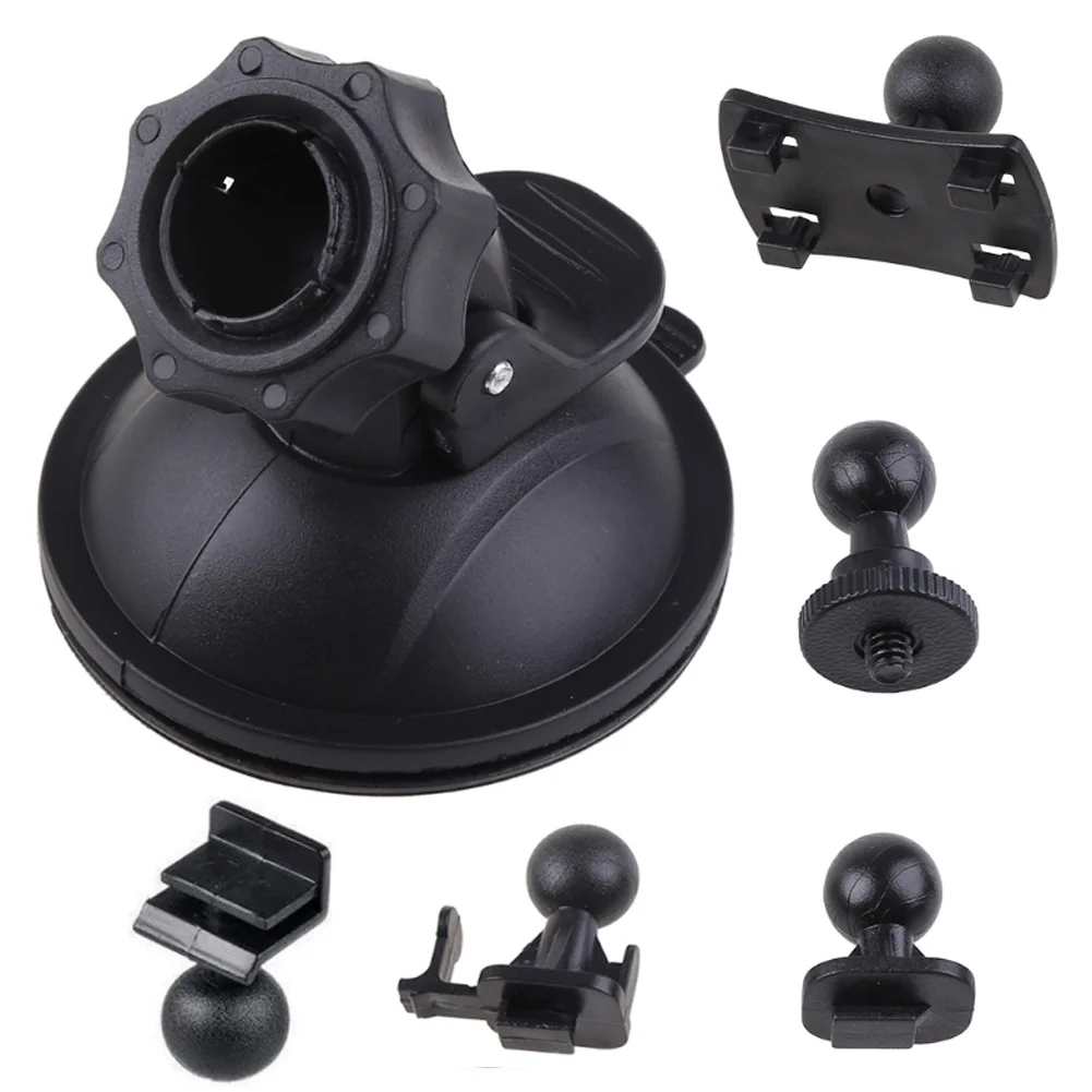 Car Suction Cup For Dash Cam Holder Vehicle Video Recorder With 5 Types Adapter Anti-slip Anti-shake Strong Suction Cup