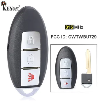 Keyforkess 315MHz CWTWBU729 di Ricambio Smart Remote Key Fob 3 Pulsante per Nissan Armada Pathfinder 2008-2012 Rogue 08-13 Versa 07-12