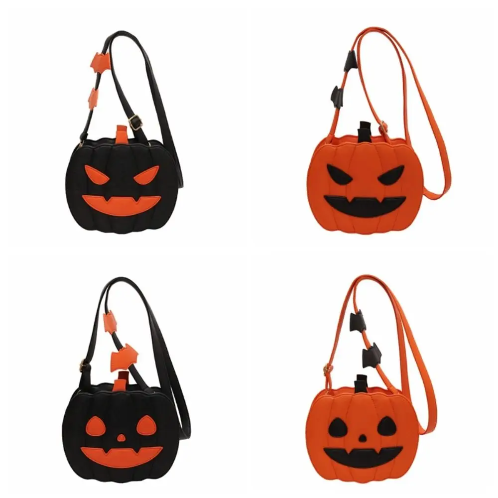 Cartoon Pumpkin Bag Cute 3D Harajuku Pumpkin Shoulder Bag PU Leather Shoulder Bag Pumpkin Crossbody Bag Ladies