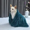 Fluffy Mat Long Plush Pet Blanket Cat Sleeping Mats Puppy Winter Warm Thin Kennel Cushion Soft Covers for Large Dogs Mattress 3