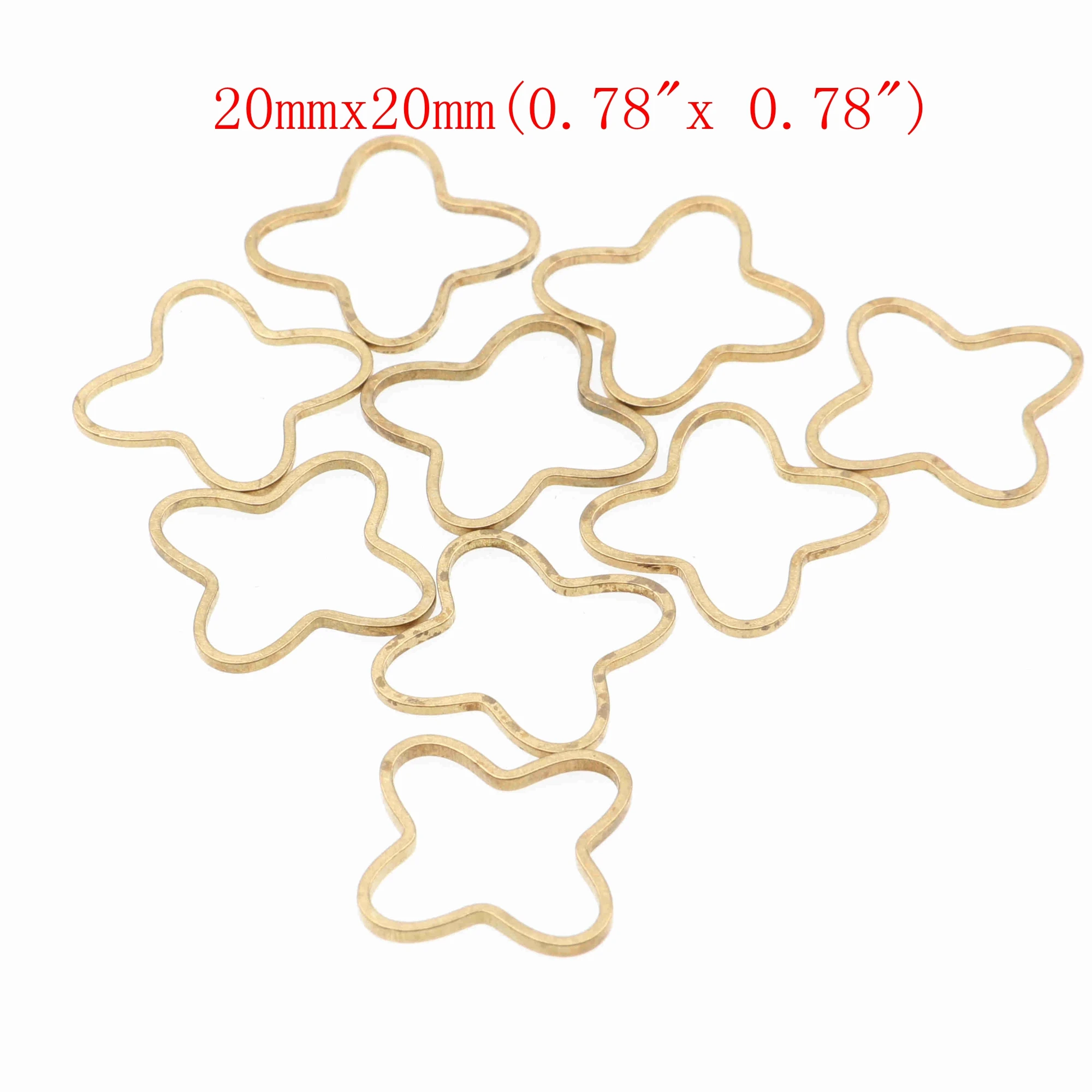 Roh gehämmerte Messing-Charms, Geometrie-Stecker, Zubehör für DIY-Ohrringe, Halskette, Armband, DIY-Herstellung, Schmuckzubehör – Detail 30