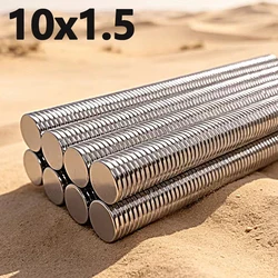 Versatile Neodymium Disc Magnets - 10x1.5mm for Crafts and DIY Projects (50pcs)
