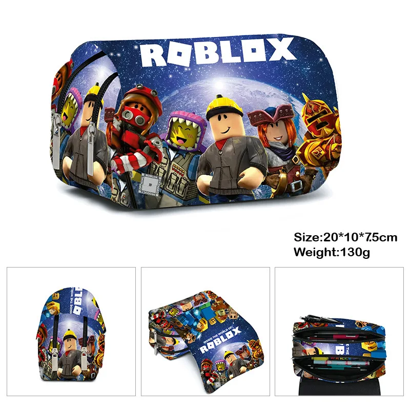 2024 New Roblox Game Roblox Blox Fruits Pencil Bag Scatola Di Cancelleria Miglior Regalo Di Compleanno Per Bambini Anime Cartoon Mochila