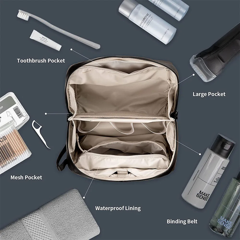 Pgytech-wash Pouch Hanging Toiletry Bolsa For Homem Kit Dopp Impermeável Travel Makeup Bolsa Organizador de Artigos de Higiene Pessoal e Cosméticos - Image 4