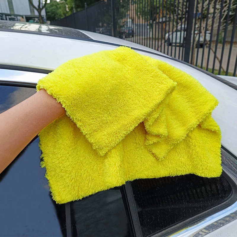 40X40CM Coral Velvet Car Wash Microfiber Towel Polishing Cloth Soft Edgeless Car Detailing Waxing Towel Accessories 1pc Microfiber Towel Microfiber Washing Towel Car Washing Towel Microfiber Car Towel Microfiber Towels Car Drying Towel