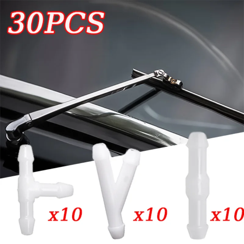 

T/Y/I 3 Types Universal Car Windshield Washer Nozzles Hose Water Tube Connector Water Petrol Wiper Washer Nozzle Hose Tubing