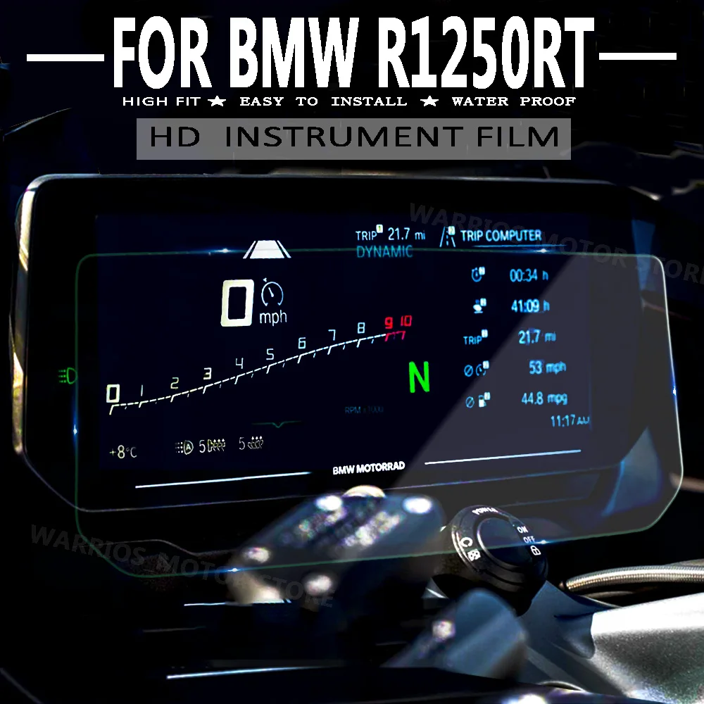 

New FOR BMW R1250RT R1250 RT Motorcycle accessories cluster scratch protective film waterproof screen protector 2021