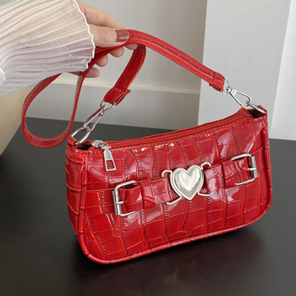 BRIGHTON Love Dove Pouch Crossbody Purse Handbag NWT Red 7