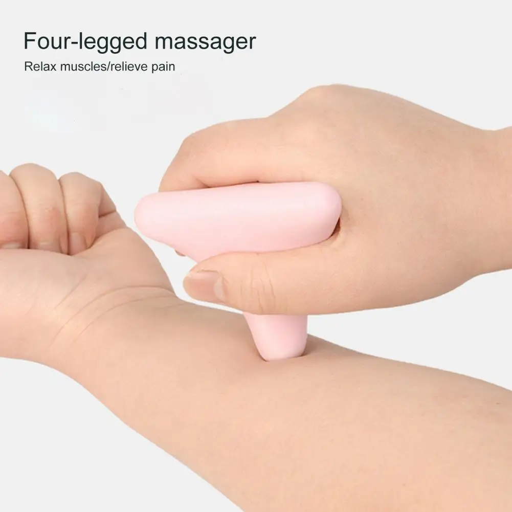 Silicone Massage Balls Hexagonal Palm Massager Hand Strength Exercises Slimming Muscle Relaxation Health Care Finger Massage Aid