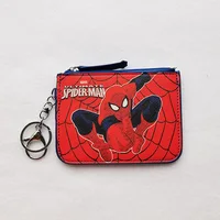 Anime Disney Wallet Super Hero Series Cartoon Captain Coin Purse Avenger Heros Iron Man ID Card Bags Short PU Bags Kids Gifts 6