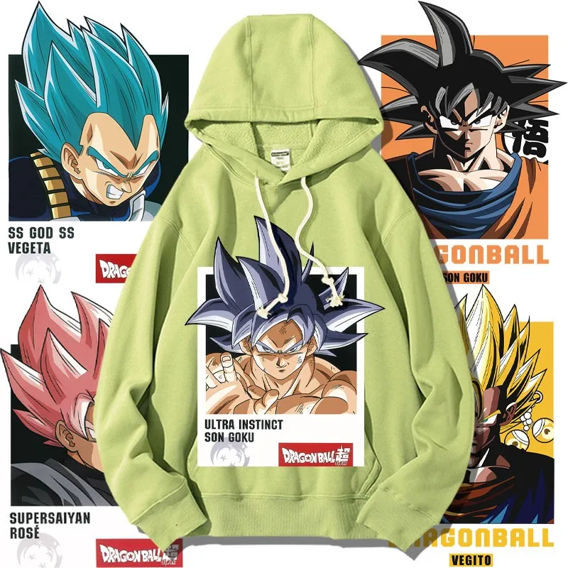 

Cartoon Seven Dragon Balls Co Branded Men In Guards Anime Hooded Saiya Man Wukong Beijita Surrounding Clothes Leisure Tide