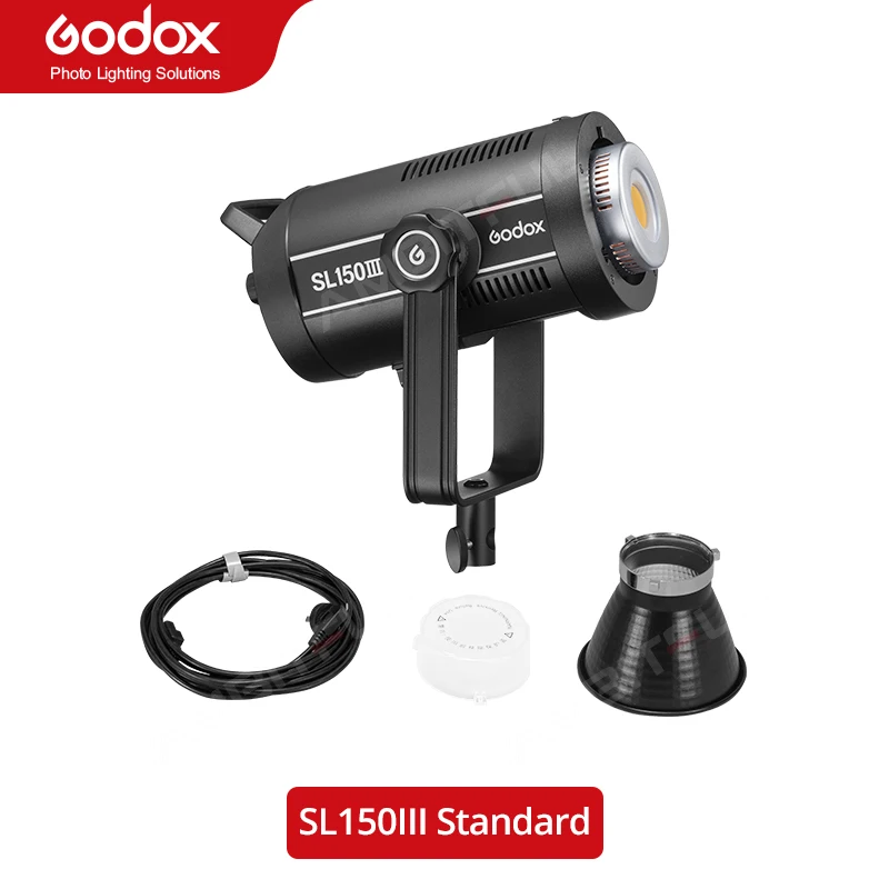 【ギフ_包装】 SL150III Godox SL-150W Mount Bowens 150W Light Video LED III グローブ