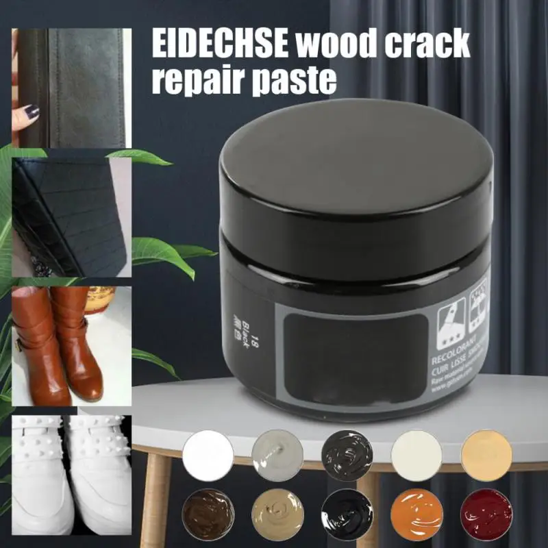 Cream Style Leather Repair Kit Car Seat Color Restoration Tool Fix Scratch Crack Rips Recoloring Shoes Clothes Sofa Scrach Set leather repair gel,leather repair kit