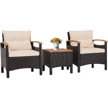 Rattan Patio Conversation Set 1