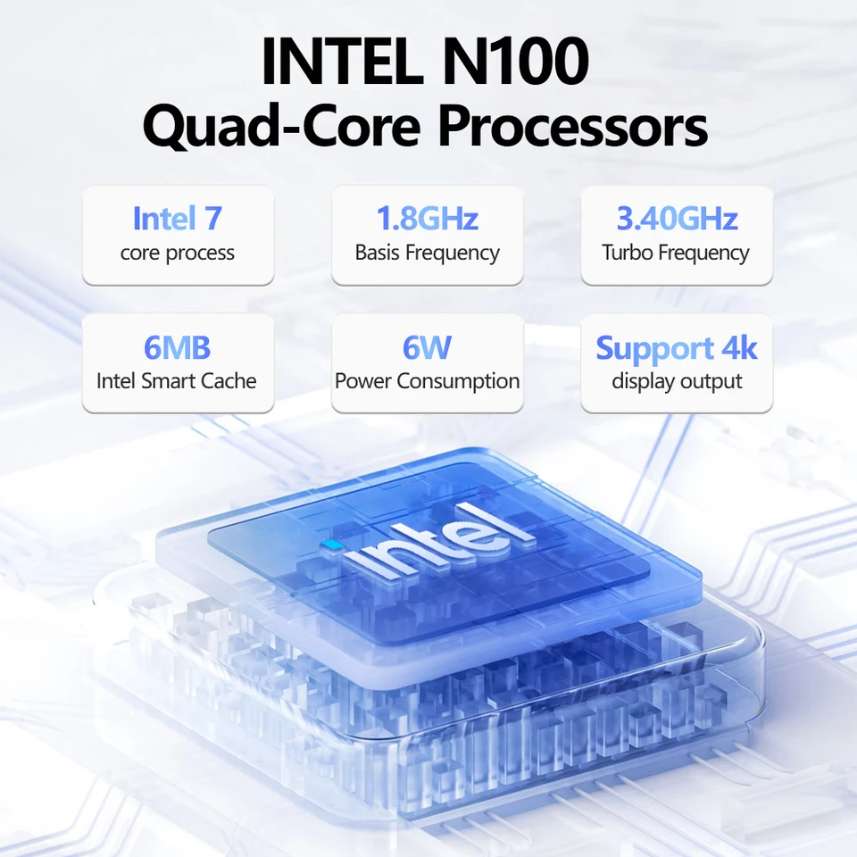 Firebat-intel n100 cpuを搭載したミニPCゲーマー,Windows 11,ゲームPC