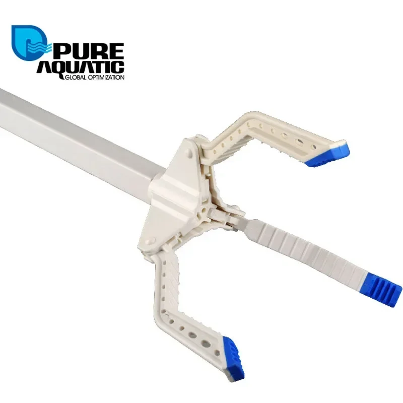 PURE AQUATIC Fish Tank Coral Clip Aquarium Three-jaw Long Garbage Tool Pliers Function accessories