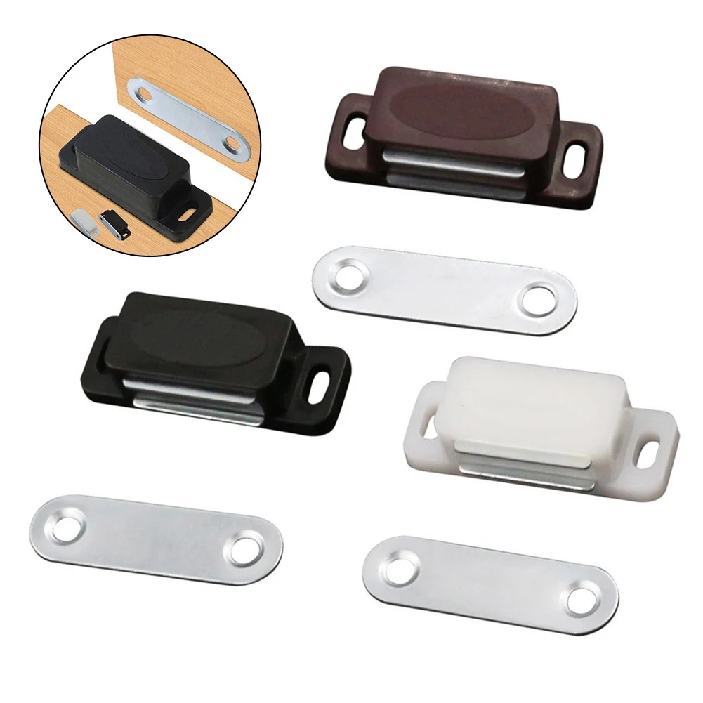 

Door Magnetic Closer Cabinet Door Catch Latch For Kitchen Cupboard Wardrobe Closet Cabinet Latch Catch Home Furniture Hardware