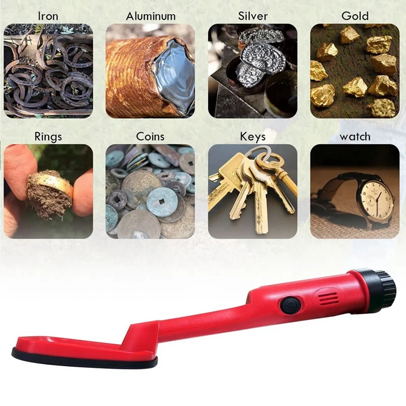 Pro GT120 Handheld Diving Metal Detector Pinpointer Pointer Probe Waterproof Metal Pinpointing 4.2Inch Search Coil