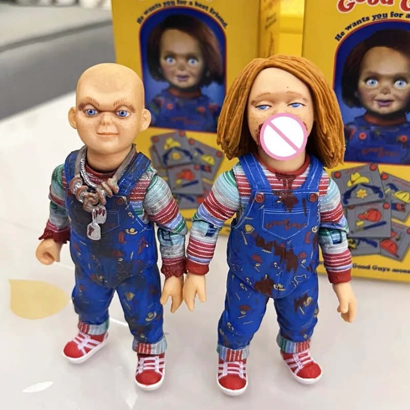 Figurine Chucky NECA 10cm - PVC Horreur Cinéma - Avec Boîte, Couteau, Neuve