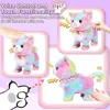 Interactive Electronic Plush Toy, Walking and Barking Robot Colorful Cat Plush, Remote Control Kitten Pets, Best Gifts for Girls 3