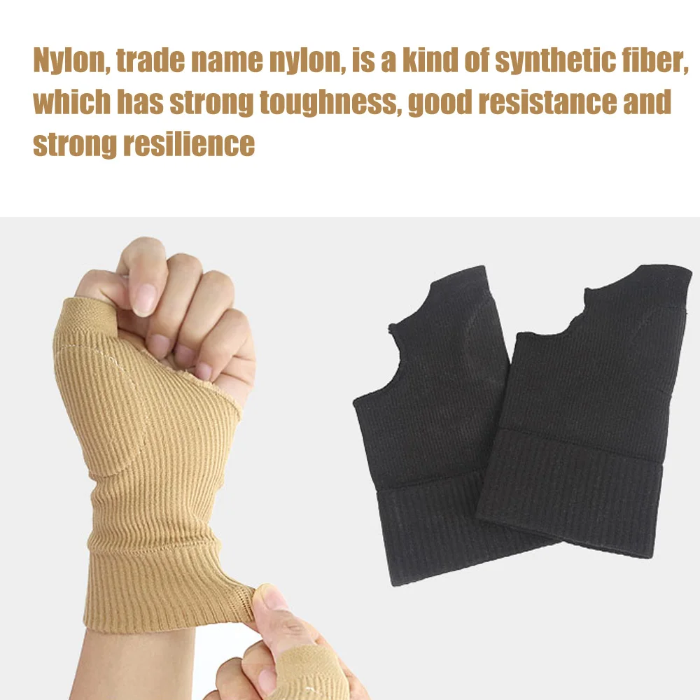 Sports wristbands 1Pair with Thumb Splint for Carpal Tunnel Gym Accessories