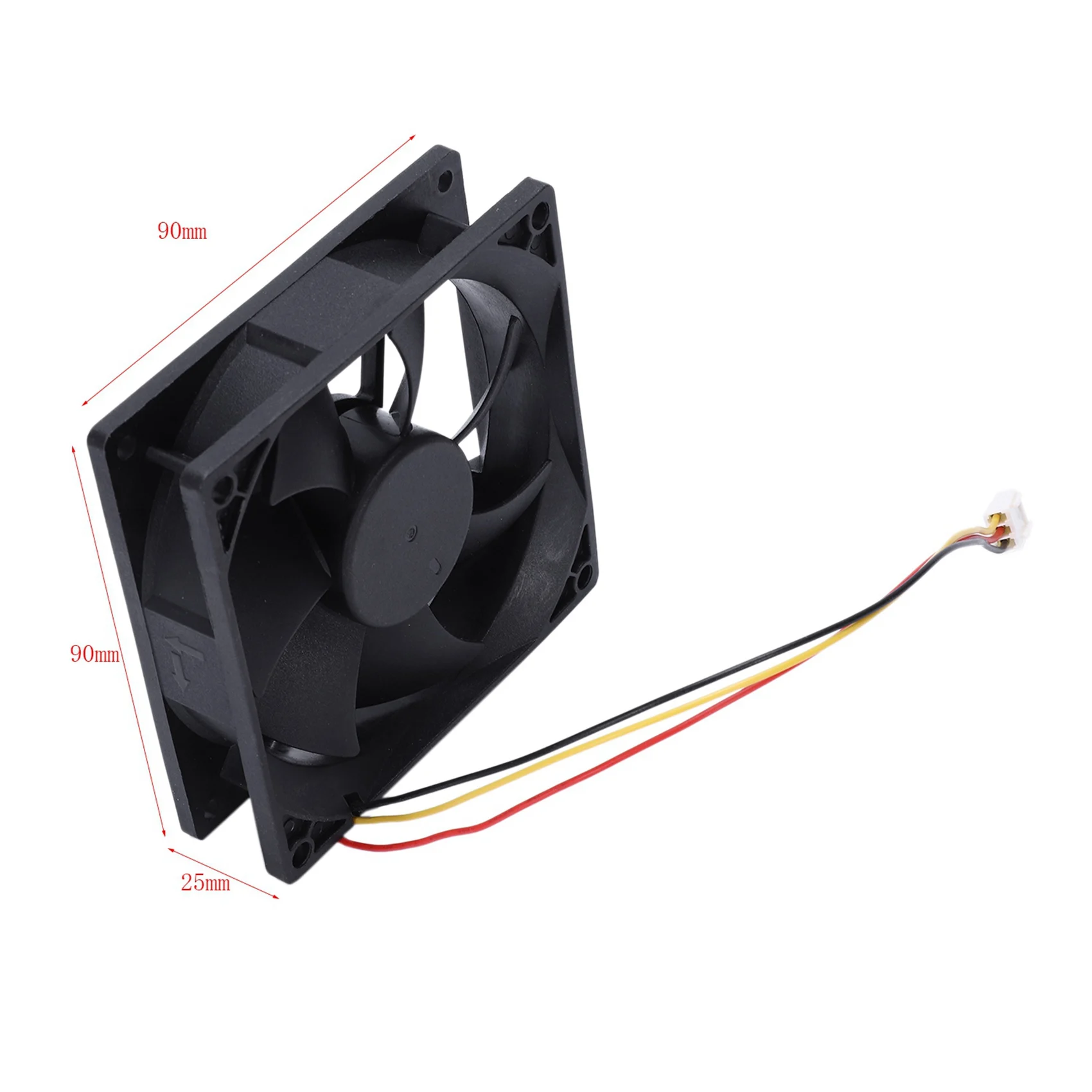 3 Pin 90mm 25mm Cooler Fan Heatsink Cooling Radiator For Computer PC CPU 12V 6