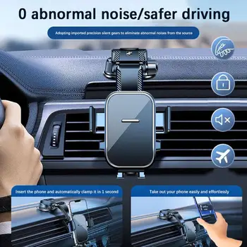 Supporto per telefono per auto Ventosa universale - Staffa di supporto per cruscotto e parabrezza, 360 ° Rotazione per interni auto Mobile Accesso B0P4