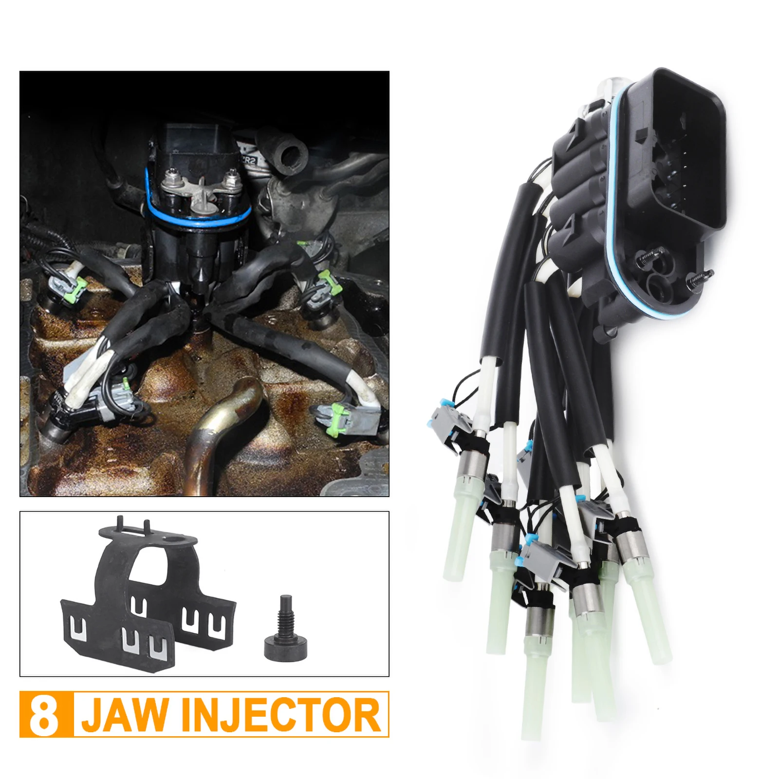 Center Port Fuel Injector Spider 8 Cylinder With Scpi To Mfi Conversion