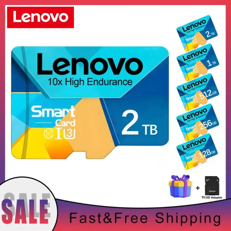 Scheda Sd Lenovo Scheda Di Memoria Da 1Tb Scheda Tf/Sd Da 128Gb Scheda Di Memoria Flash Sd Tf Da 2Tb Scheda Sd Ad Alta Velocità Da 512Gb 256Gb Per Tel
