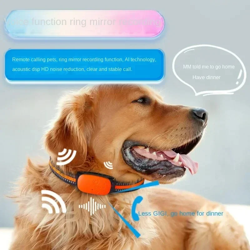 4G Pet Tracker GPS Locator Dog Anti-Lost Locator Waterproof Find Device Remote Control Cat Collar Tracking Device for Dogs Cats
