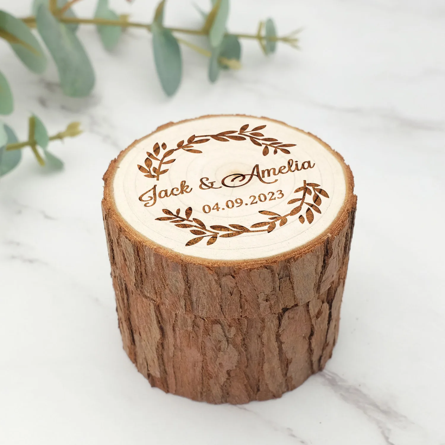 Custom Wedding Ring Box Engraved Wooden Ring Box Personalized Wedding Ring Holder Rustic Ring Bearer Custom Wedding Decor rustic ring bearer box custom groom