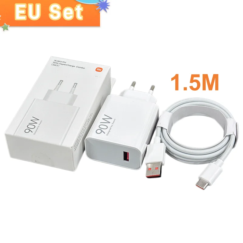 Enhanced Product Title: High-Speed 90W Turbo Charger with USB Type-C Cable
