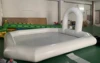 Custom White PVC Amusement Park Inflatable Bumper Car Track  Inflatable Race Track Pipe For Kids Bumper Cars 5