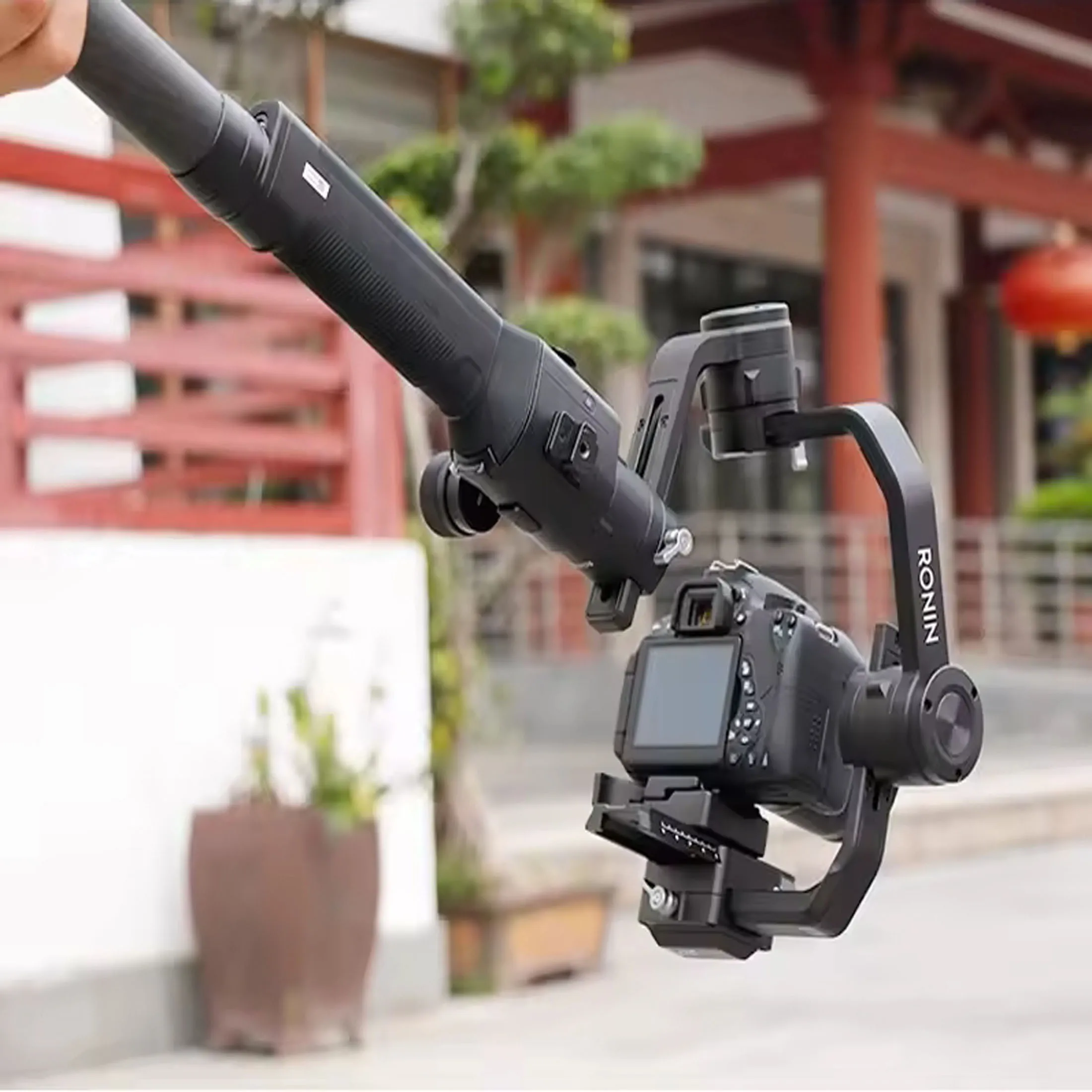 Carbon Fiber Extension Monopod Pole for DJI Ronin S SC RSC2 Zhiyun Camera Gimbal Stabilizer Accessories，Extendable Rod Handheld