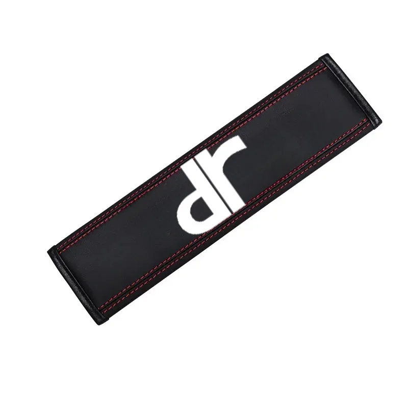 For DR Motors DR Zero DR3 S2 DR5.0 4.0 6.0 DR1 DR2 F35 2Pcs Car Seat Belt Leather Safety Belt Shoulder Cover