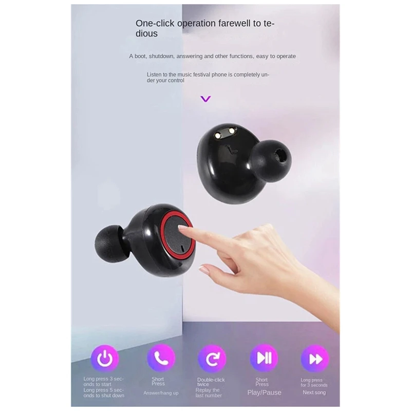 Nuovo Auricolare Bluetooth Y10 Auricolare Bluetooth Binaurale Y30 Auricolare Bluetooth Con Scomparto Di Ricarica