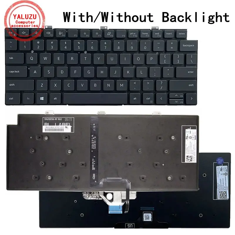Nuova Tastiera Per Laptop Inglese Usa Per Dell Latitude 13 7320 E7320 5320 P133G