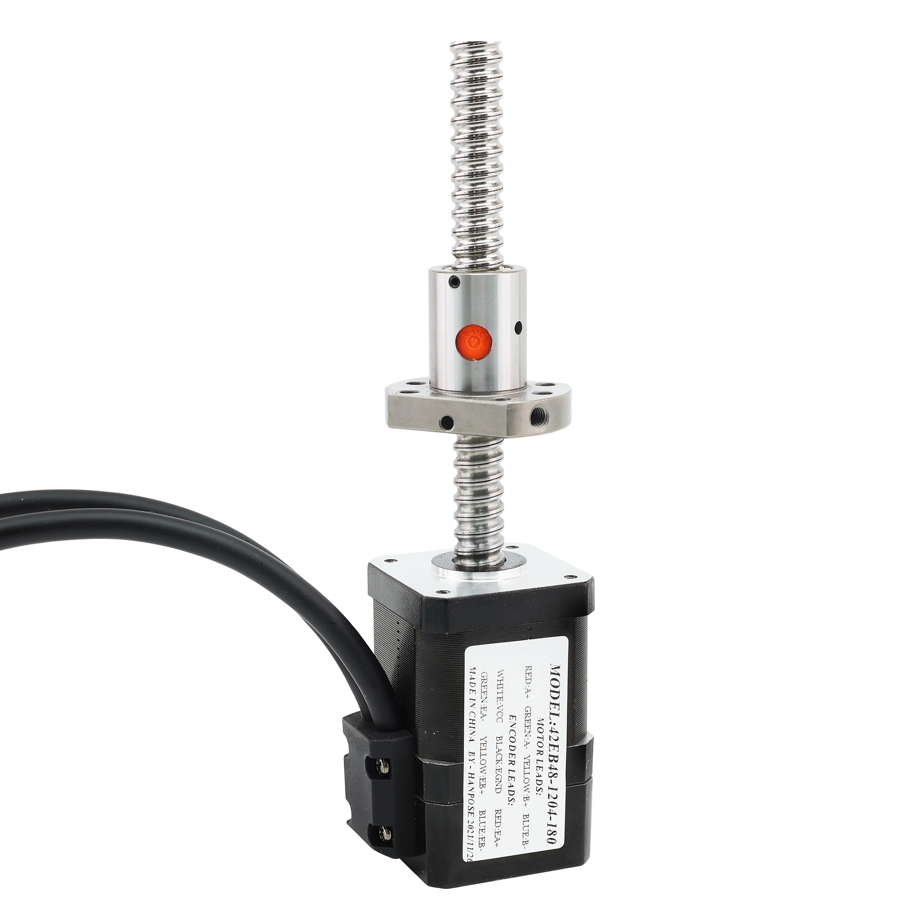 NEMA17 Kugelumlaufspindelmotor mit geschlossenem Regelkreis 42EB48-1204-300 mm 0,52 Nm Stufen-Servomotor-Servo-Treiber-Kit für 3D-Drucker – Detail 16