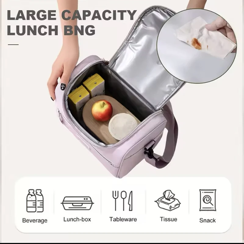 Cooler Bag, Lunch Bags Insulated Soft Coolers Insulated, Double Leakproof Soft Sided Collapsible Beach Cooler For Picnic