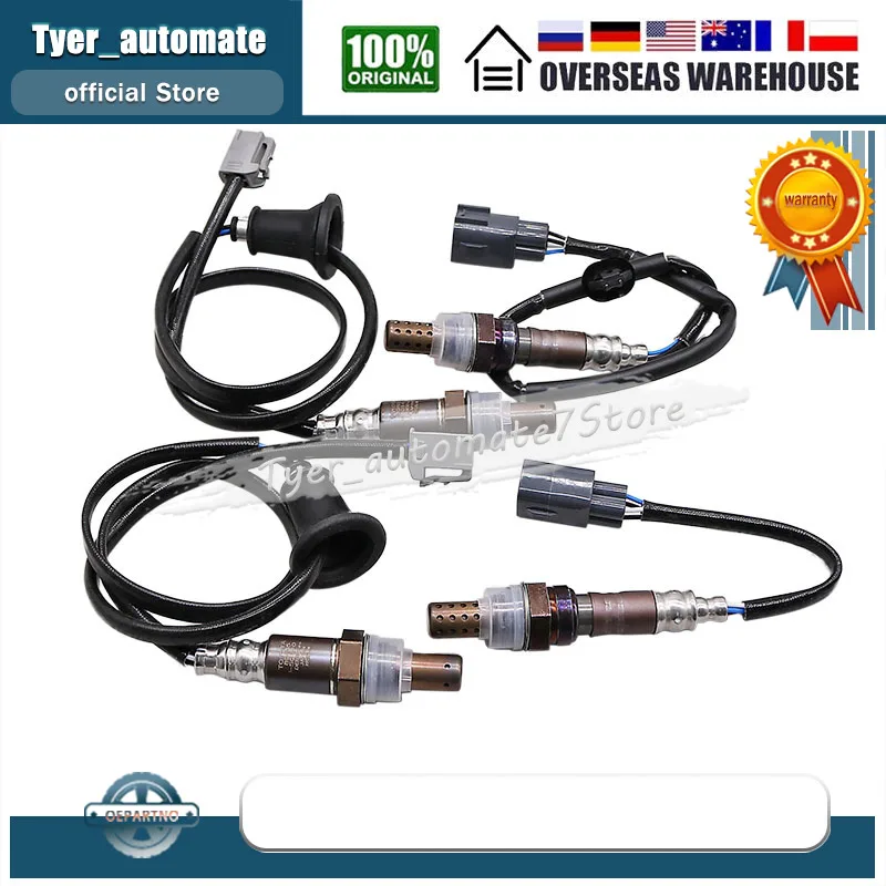 For 2001-2006 Lexus LS430 4.3L 2002-2005 Lexus SC430 4.3L 4Pcs Up&Downstream Oxygen Sensor O2 Sensor 234-4138 234-4630 234-4167 4