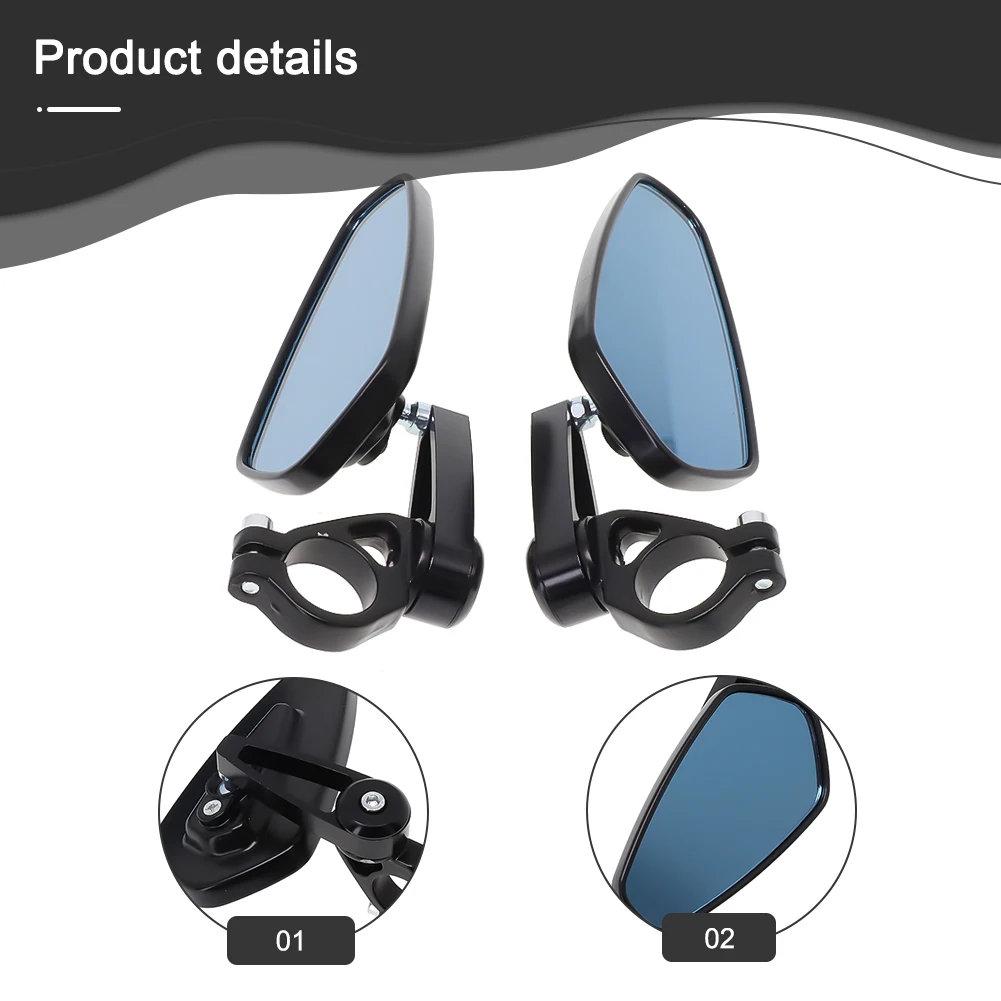 

Черное алюминиевое зеркало на руль мотоцикла с ЧПУ для BMW S1000R