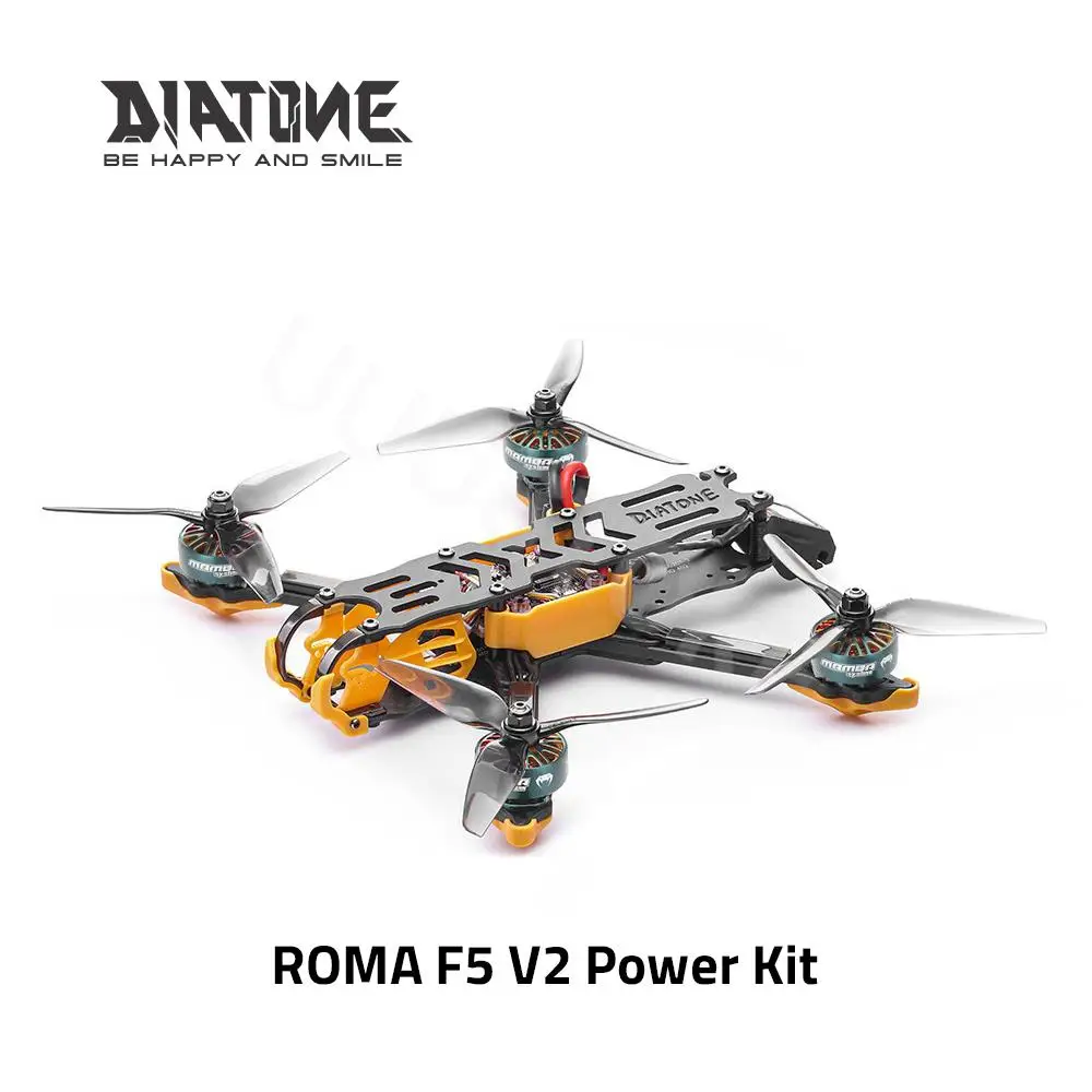 

DIATONE Roma F5 V2. DJI Power Kit（NO DJI AIR UNIT）6S with F722 FC 2306.5 motor MSR/TBS for FPV Drone