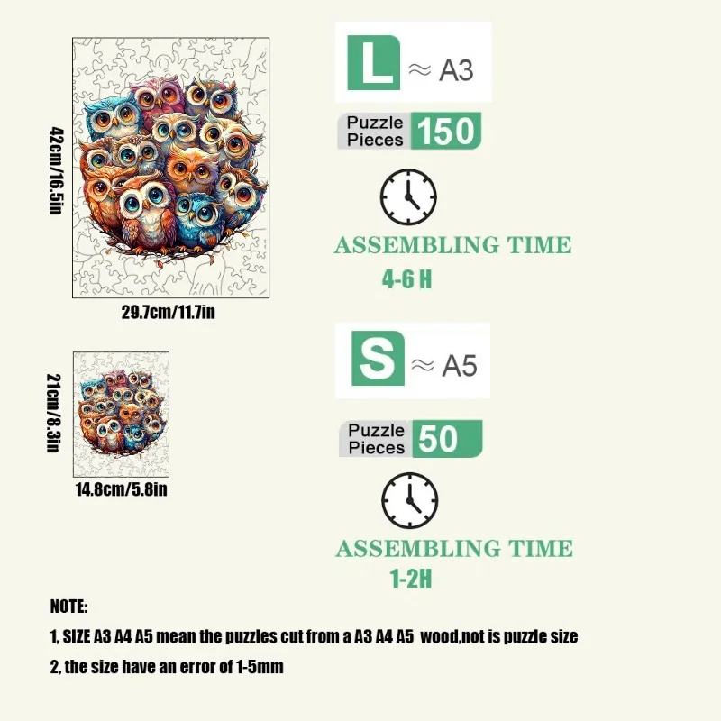 Wooden Animal Jigsaw Puzzle 2